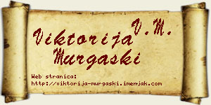 Viktorija Murgaški vizit kartica
